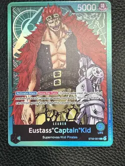 One Piece Eustass"Captain"Kid ST02-001 Leader Foil - Image 1
