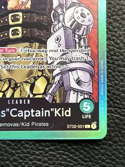 One Piece Eustass"Captain"Kid ST02-001 Leader Foil - Image 3