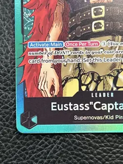 One Piece Eustass"Captain"Kid ST02-001 Leader Foil - Image 4