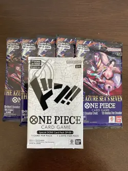 One Piece The Azure Sea’s Seven OP-14 EB-04 5 Booster Pack & 1 DON Pack English - Image 1
