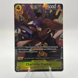 Charlotte Cracker Alt Art Foil OP03-108 SR One Piece TCG Premium Booster ENG - Image 1