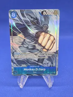 One Piece Legacy of the Master Monkey D Garp OP12-056 Alternate Art SR NM - Image 1
