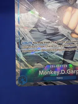 One Piece Legacy of the Master Monkey D Garp OP12-056 Alternate Art SR NM - Image 5
