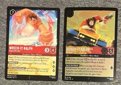 Wreck-It Ralph Raging Wrecker Legendary and Wreck-It Ralph Big Lug Foil Lorcana - Image 1