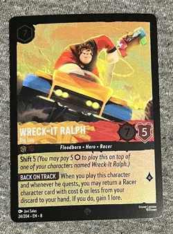 Wreck-It Ralph Raging Wrecker Legendary and Wreck-It Ralph Big Lug Foil Lorcana - Image 4