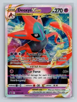 Deoxys VSTAR Full Art Promo SWSD SWSH: Sword & Shield Promo Cards SWSH268 NM - Image 1