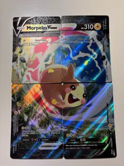 Morpeko V-UNION (Holo, Sword & Shield, English, 4-Card Lot) - Pokemon TCG - LP - Image 1