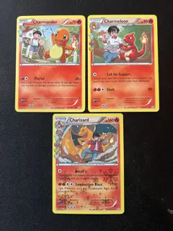 Pokemon lot of 3 cards radiant collection Charmander , Charmeleon, Charizard - Image 1