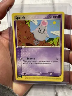 Pokemon Spoink 73/97 Dragon Regular NM Vintage Vtg Pokemon Card Common TCG - Image 1