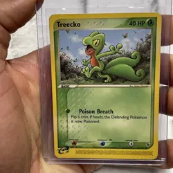 Treecko 75/109 Ruby and Sapphire WOTC Pokemon TCG LP Lightly Played Vintage Card - Image 1