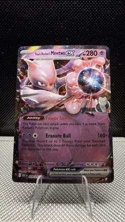 Team Rocket's Mewtwo ex 079/217 ME: Ascended Heroes Double Rare Pokemon Card - Image 1