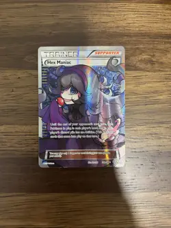 Hex Maniac 75a/98 Trainer Alt Art Promo Card Full Art Excellent Condition - Image 1