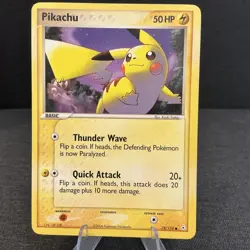 Pikachu 78/110 EX Holon Phantoms Vintage 2006 Pokemon TCG Card - Image 1