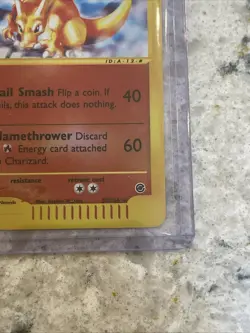 Pokemon TCG Charizard Reverse Holo Rare Card 39/165 Expedition LP - Image 3