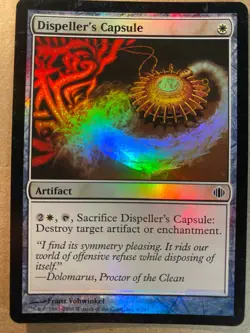 MTG 1x FOIL Dispeller's Capsule Shards of Alara Pauper Magic the Gathering x1 LP - Image 1