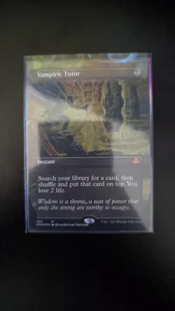 MTG Vampiric Tutor (Borderless) Dominaria Remastered Foil - Image 1
