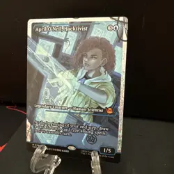 Magic: The Gathering - April O'Neil, Hacktivist- Fractured Foil - Image 2