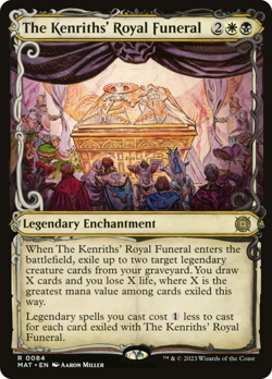 MTG - The Kenriths' Royal Funeral [March of the Machine: The Aftermath) Foil - Image 1