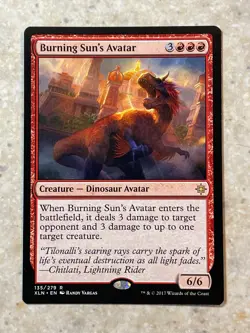 MTG NM Burning Sun's Avatar [Ixalan] - Image 1