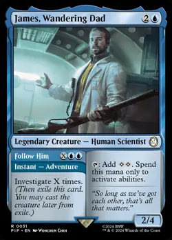 NM James, Wandering Dad, MTG, Fallout, Magic the Gathering, 31 - Image 1