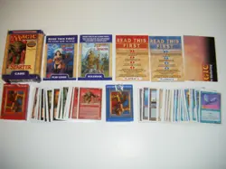 Vintage 1999 MTG Magic The Gathering Starter Game 2 Decks (AS-IS) - Image 1