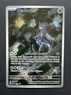 Pokemon 151 (Mew) UPC Promo Card Set - Mewtwo, Mew EX, Mew EX Gold - A - Image 2
