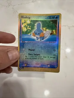 EX Ruby & Sapphire Mudkip 60/109 2003 Pokemon Card! Holo (Bowed Curve) - Image 1