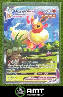 Flareon VMAX 2019-2023 Pokemon Sword Shield Black Star Promos SWSH180 Premium #2 - Image 1