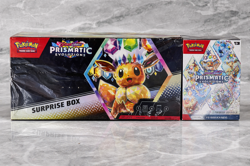 Pokemon TCG Prismatic Evolutions Surprise Box + Booster Bundle Sam's Exclusive - Image 1
