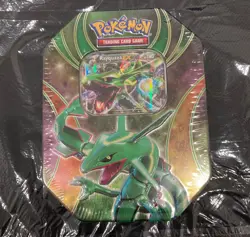 Pokemon 2015 rayquaza ex tin brand new sealed - Image 1