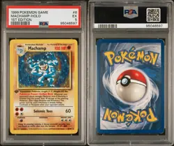 Pokemon TCG Machamp Base Set 8/102 Holo 1st Edition - Image 3