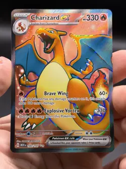Pokemon TCG Charizard ex Scarlet & Violet 151 183/165 Full Art English NM - Image 3
