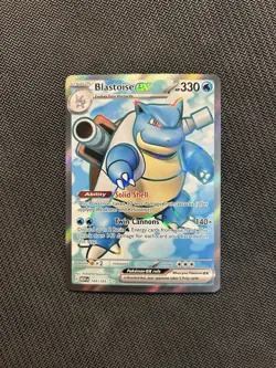 Pokemon TCG Blastoise ex 184/165! NM Condition! See Description! - Image 1