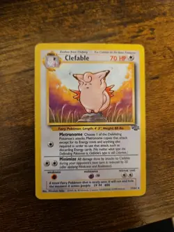 Clefable (17) Rare Unlimited Jungle 17/64 MP Pokemon TCG - Image 1