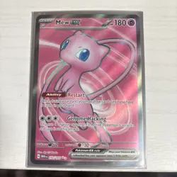 Pokemon TCG Mew EX 193/165 Ultra Rare Scarlet & Violet 151 Mint NM Condition - Image 1