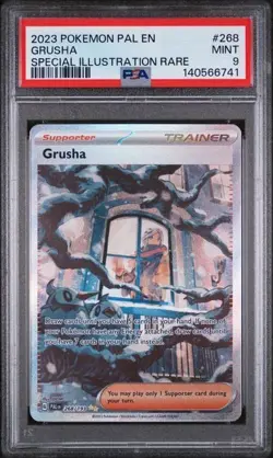 2023 Pokemon Pal EN - Grusha - Special Illustration Rare - 268/193 - PSA 9 - Image 1