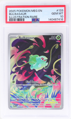 2025 Pokemon Promo Enchanced Box Topper Bulbasaur PSA 10 - Image 1