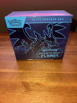 Pokemon TCG Mega Evolution — Phantasmal Flames Elite Trainer Box ETB - Image 1