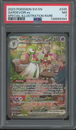 2023 Pokemon SVI EN Special Illustration Rare #245 Gardevoir ex PSA 7 - Image 1
