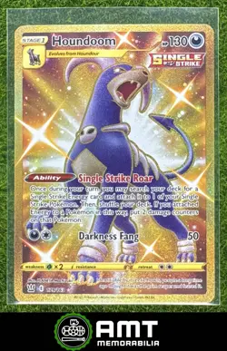 Houndoom 2021 Pokemon Sword & Shield Battle Styles #179/163 Secret Rare - Image 1
