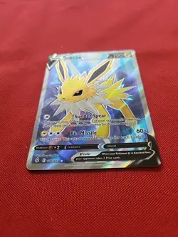 Pokemon; Jolteon V #177/203 Full Art Ultra Rare SWSH Evolving Skies - MINT -E111 - Image 3