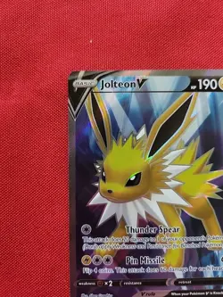 Pokemon; Jolteon V #177/203 Full Art Ultra Rare SWSH Evolving Skies - MINT -E111 - Image 4