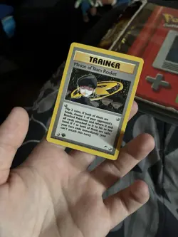 Minion of Team Rocket 113/132 Gym Heroes Non Holo Rare Pokemon 1st Edition - Image 3