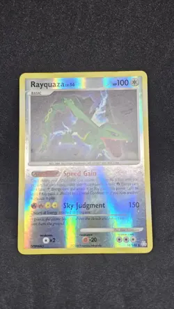 Pokemon Legends Awakened Rayquaza LV.56 14/146 Reverse Holo Rare MP - Image 3