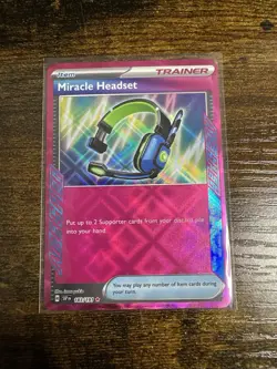 Miracle Headset 183/191 Pokemon TCG Scarlet & Violet Surging Sparks Ace Spec - Image 1
