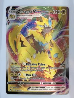 Zeraora VMAX 054/159 Pokemon TCG Ultra Rare Crown Zenith Near Mint - Image 1