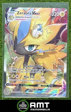 Zeraora VM 2023 Pokemon Sword & Shield Crown Zenith Galarian Gallery #GG42/GG70 - Image 1