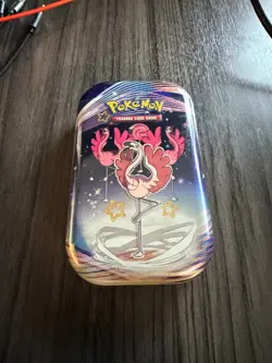 New Sealed Pokemon Scarlet & Violet Paldean Fates Mini Tin TCG - Image 1