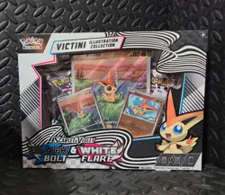 Pokemon TCG Black Bolt & White Flare Unova Victini Illustration Collection Box - Image 1