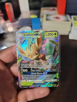 Pokemon Leafeon GX 13/156 Sm-Ultra Prism Holo - Image 3